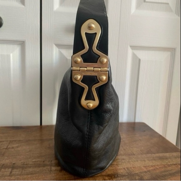 Michael Kors Black Leather Shoulder Bag - Picture 6 of 13